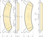 Girling 6108969 комплект тормозных колодок, дисковый тормоз на HYUNDAI SONATA II (Y-2)