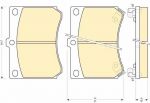 Girling 6110299 комплект тормозных колодок, дисковый тормоз на MAZDA 323 F VI (BJ)