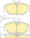 Girling 6110521 комплект тормозных колодок, дисковый тормоз на FIAT CROMA (154)