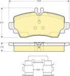 Girling 6112921 Колодки тормозные MERCEDES A-CLASS W168 97-04 передние
