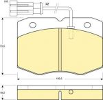 Girling 6113569 комплект тормозных колодок, дисковый тормоз на IVECO DAILY II фургон/универсал