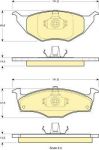 Girling 6113752 комплект тормозных колодок, дисковый тормоз на VW LUPO (6X1, 6E1)