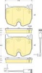 Girling 6115999 Колодки тормозные MERCEDES W211/W220/C219/C215/R230 600/55/65 AMG передние