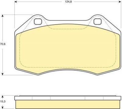 Girling 6116069 комплект тормозных колодок, дисковый тормоз на RENAULT MEGANE II (BM0/1_, CM0/1_)