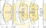 GIRLING Колодки тормозные передние RENAULT DUSTER 10- FLUENCE 10- MEGANE III 08- (440603905R, 6117892)