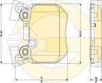 GIRLING Колодки тормозные дисковые, комплект 3 (E90) 330i (34216791421, 6117959)