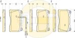 Girling 6118724 комплект тормозных колодок, дисковый тормоз на FIAT PUNTO EVO (199)