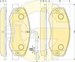 GIRLING Колодки тормозные OPEL MOVANO/RENAULT MASTER 10- задние (сдвоен.шины) (6118859)