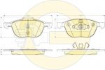 Girling 6120112 Колодки тормозные FORD FOCUS II 04-/III 10-/MAZDA 3 03-/VOLVO S40 04- передние
