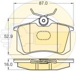 Girling 6120401 комплект тормозных колодок, дисковый тормоз на VW GOLF III (1H1)