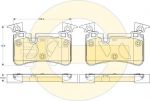 Girling 6120615 комплект тормозных колодок, дисковый тормоз на MERCEDES-BENZ CLS (C219)