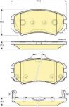 GIRLING Колодки тормозные передние Kia Sportage 04- Magentis 06- Hyundai Sonata (581011FE01, 6133869)