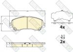 Girling 6136316 комплект тормозных колодок, дисковый тормоз на NISSAN X-TRAIL (T32_)
