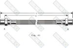 Girling 9001140 тормозной шланг на VOLVO 240 Kombi (P245)