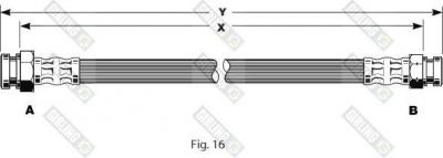 Girling 9001162 тормозной шланг на MAZDA 323 C IV (BG)