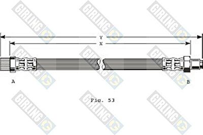 Girling 9001237 тормозной шланг на RENAULT 11 (B/C37_)