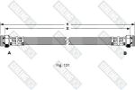Girling 9001349 тормозной шланг на SKODA FELICIA II (6U1)