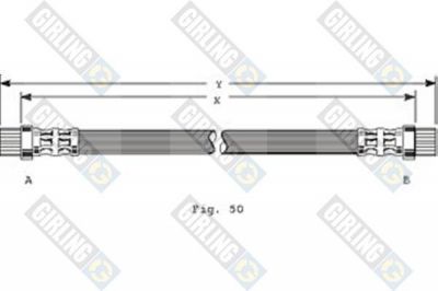 Girling 9001353 тормозной шланг на RENAULT MEGANE I (BA0/1_)