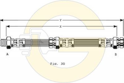 Girling 9002141 тормозной шланг на MAZDA 323 I (FA)