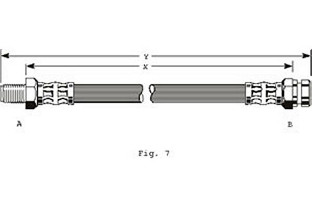 Girling 9002228 тормозной шланг на FIAT TEMPRA S.W. (159)
