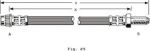 Girling 9002285 тормозной шланг на PEUGEOT 607 (9D, 9U)