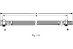 Girling 9002308 тормозной шланг на PEUGEOT 205 I (741A/C)