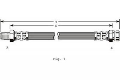Girling 9002315 тормозной шланг на HYUNDAI PONY