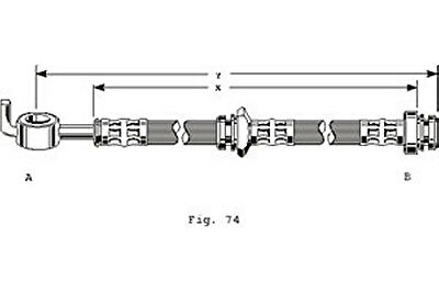 Girling 9004123 тормозной шланг на MAZDA 626 III Station Wagon (GV)