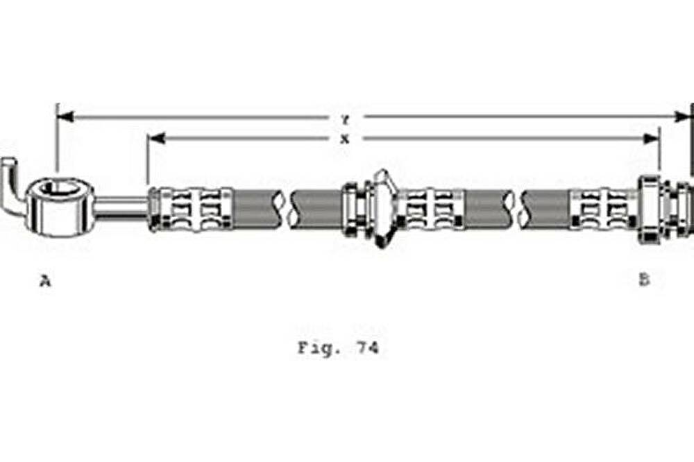 Girling 9004123 тормозной шланг на MAZDA 626 III Station Wagon (GV)