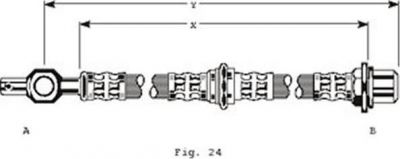 Girling 9004125 тормозной шланг на MAZDA 626 III Station Wagon (GV)