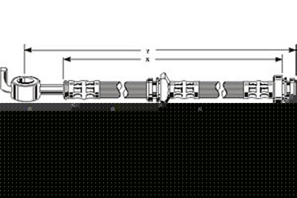 Girling 9004237 тормозной шланг на MAZDA 323 III Station Wagon (BW)