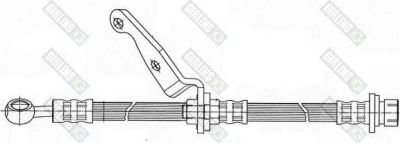 Girling 9004507 тормозной шланг на HONDA CR-V I (RD)