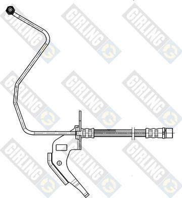 Girling 9004564 тормозной шланг на OPEL ASTRA H (L48)