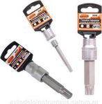 головка (1/2,L=100mm) со вставкой SPLINE M18 (АвтоDело)Professional 39208
