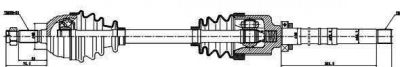 GSP 210007 приводной вал на PEUGEOT 205 II (20A/C)