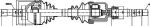 GSP 210032 Привод правый PEUGEOT BOXER/ CITROEN JUMPER/ FIAT DUCATO 1.9-2.8HDI 1994-2002 C ABS 1080мм (3273CN)