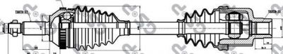 GSP 218006 Привод в сборе FORD MONDEO 1.6-2.0 93-00 прав. (ABS) (1023209)