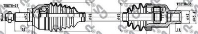 GSP 218028 Вал приводной прав. FORD MONDEO 2000-2007 (1S713A327AB)