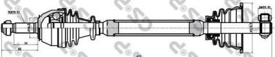 GSP 250025 приводной вал на RENAULT SUPER 5 (B/C40_)