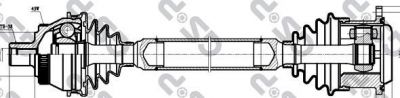 GSP 261019 Привод в сборе AUDI A4/VW PASSAT 1.9TD-2.8 97-00 прав. (ABS) (8D0407272DT)