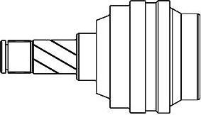 GSP 621011 шарнирный комплект, приводной вал на OPEL VECTRA A (86_, 87_)