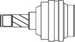 GSP 644001 ШРУС OPEL ASCONA/KADETT 1.6 82>91 внутр. (75351)
