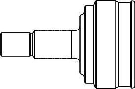 GSP 803035 ШРУС AUDI A3/VW G4/SKODA OCTAVIA 1.8>2.8 98>05 нар. (303551)