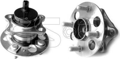 GSP 9400087 Ступица с подшипником задняя TOYOTA YARIS 99-> c АБС (4245052060)