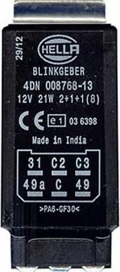 Hella 4DN 008 768-131 прерыватель указателей поворота на DEUTZ-FAHR DX