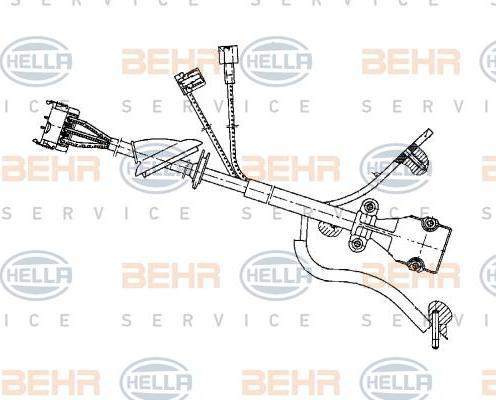 Hella 5HL 351 321-061 регулятор, вентилятор салона на MERCEDES-BENZ E-CLASS (W124)