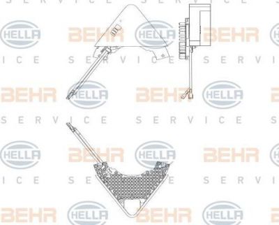 Hella 5HL 351 321-221 регулятор, вентилятор салона на FIAT ULYSSE (220)