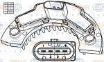 HELLA Регулятор климат контроля, FH12 NEW (5HL351029-101)