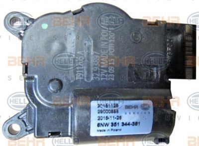 Hella 6NW 351 344-381 регулировочный элемент, смесительный клапан на AUDI A3 (8P1)