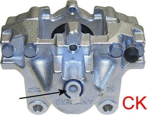 Hella 8AC 355 382-071 тормозной суппорт на MERCEDES-BENZ CLK (C208)